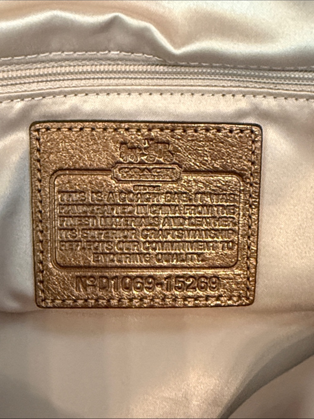 Coach Madison Sequin Python Handbag - Picture 11 of 12
